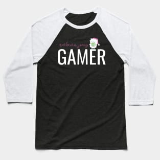 Christmas nunu on Authentic young Gamer T shirt Baseball T-Shirt